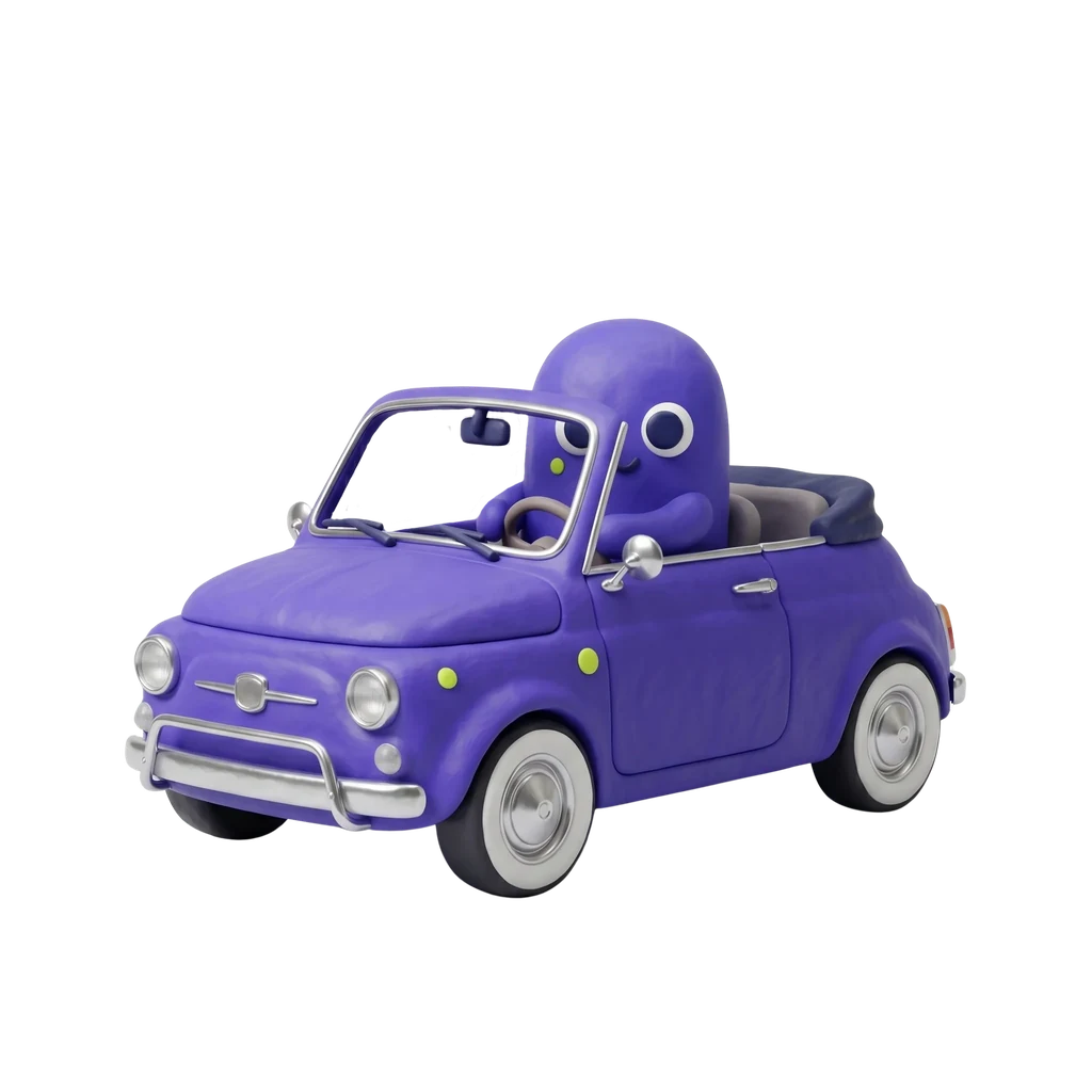 Knety im Cabrio — dein Versicherungs-Sidekick